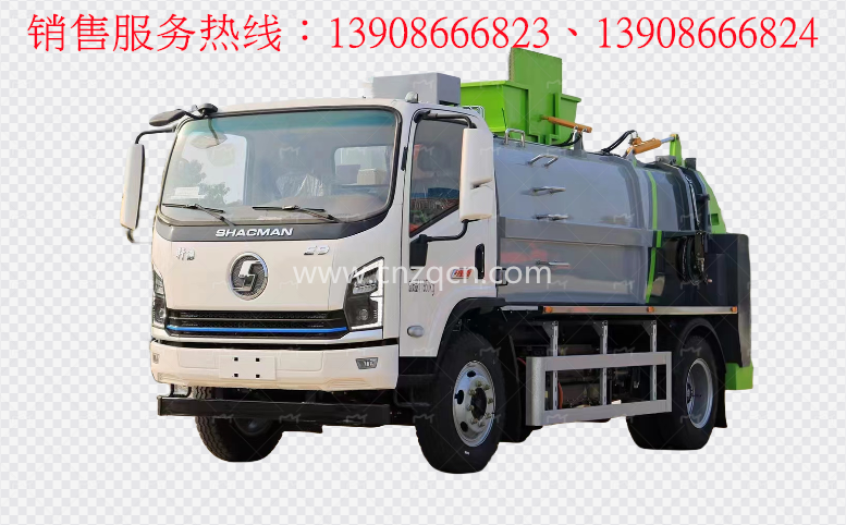 陕汽轩德E9纯電(diàn)动餐厨垃圾車(chē)(方罐)