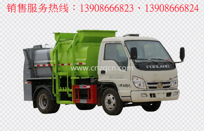 福田时代小(xiǎo)卡餐厨垃圾車(chē)(方罐)